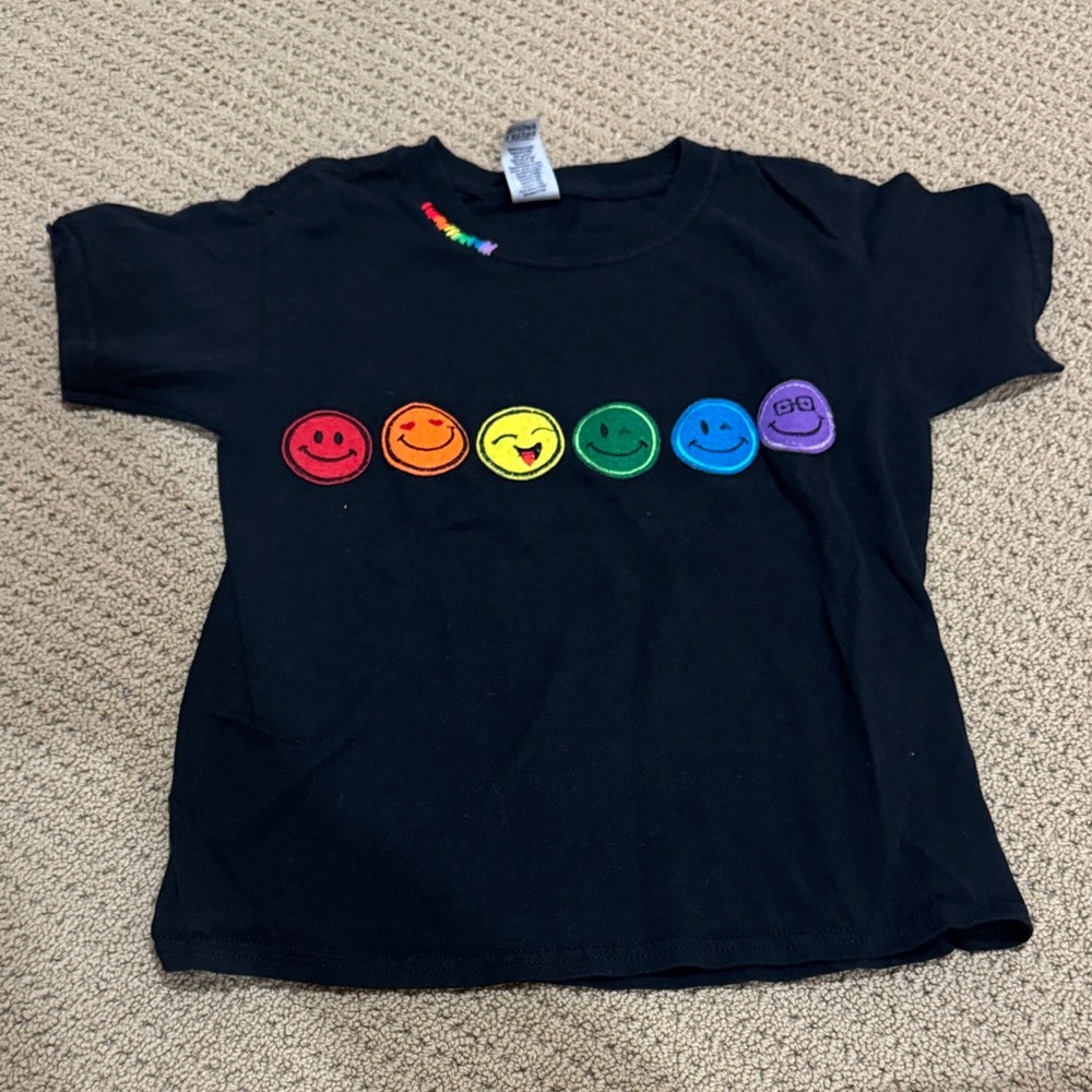 Colorful Smiley Face Kids' T-Shirt